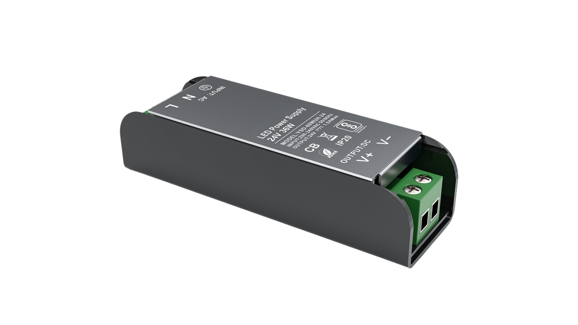 Univerzální ultratenký LED zdroj SLIM - řada "H", 24V | 36W | 1,5A | IP20, 5 let záruka